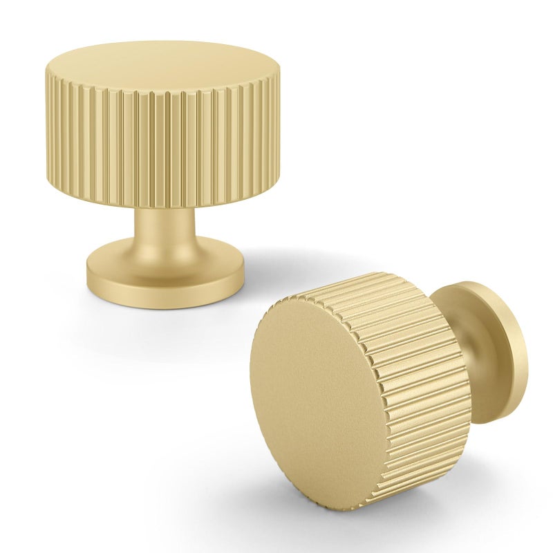 FAPUAL 10 Pack Gold Cabinet Knobs for Kitchen Cabinets and Dresser Drawers - Image 1
